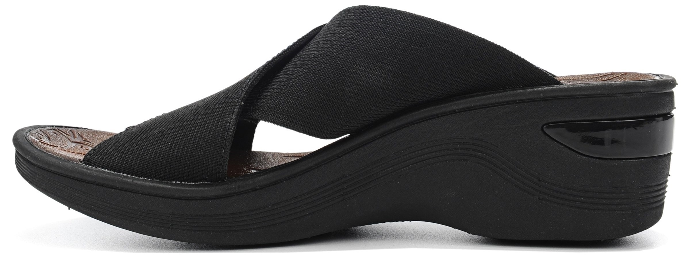 Bzees desire wedge 2025 sandal black