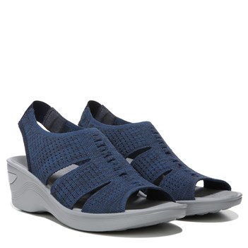 Bzees for LifeStride Double Up Slingback Wedge Sandal | Washable Womens ...