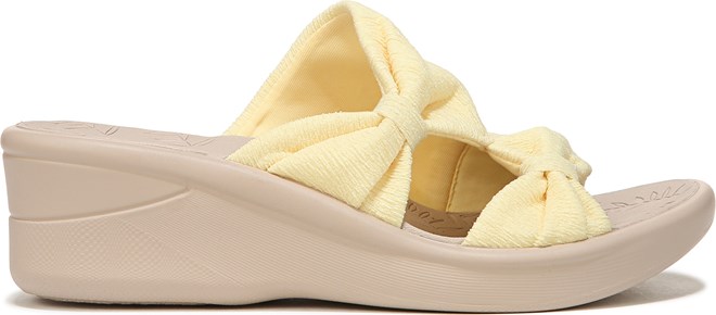 Bzees Smile More Slip On Wedge Sandal | Washable Womens Wedges