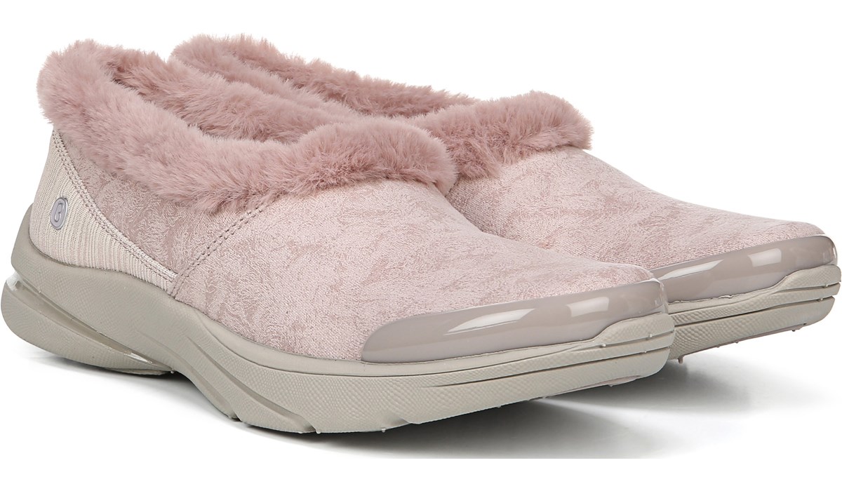 blush slip ons